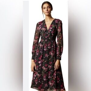 Ted Baker
Adriela Fern Forest Midi Dress, Black